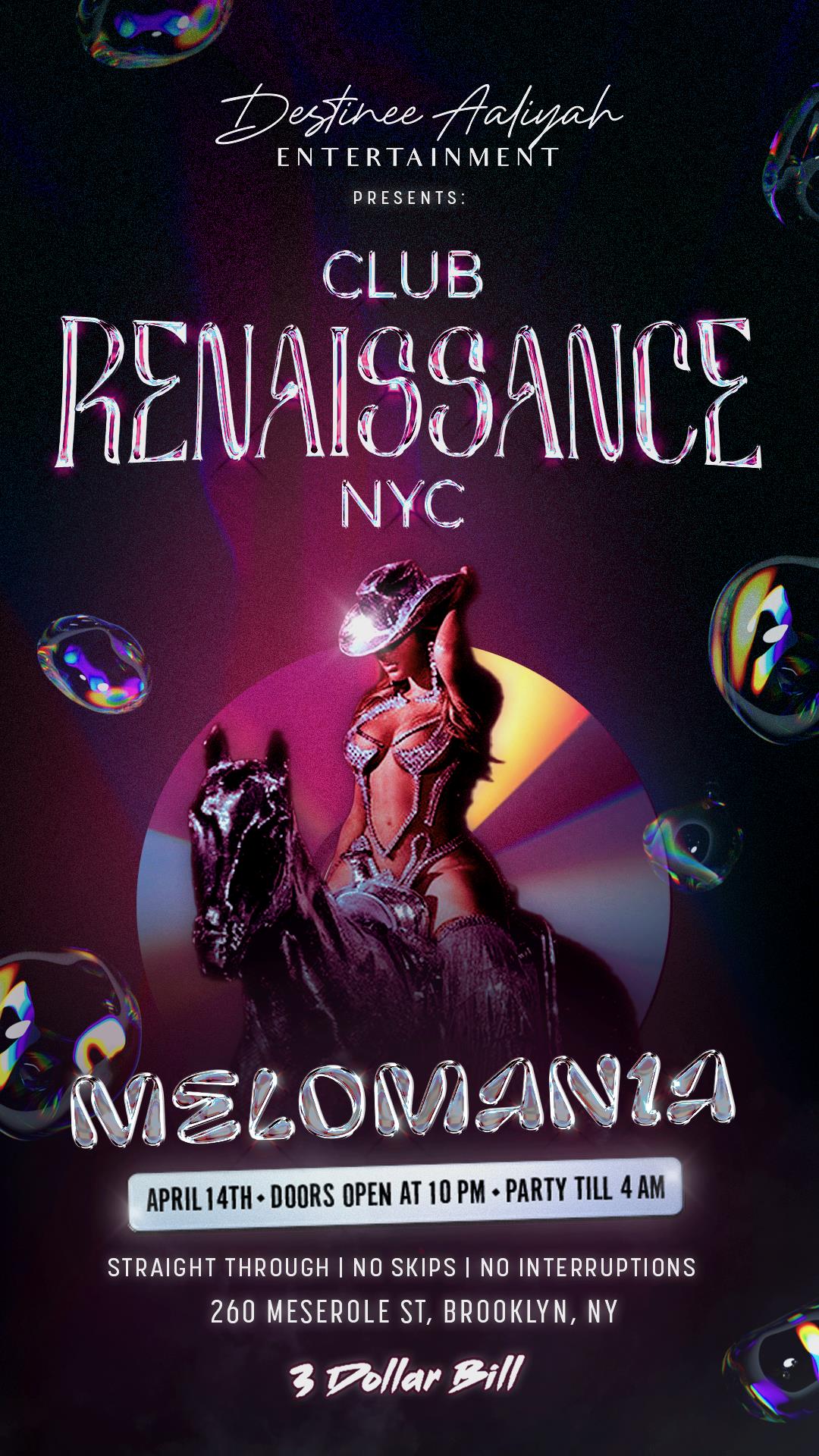 Buy Tickets to MELOMANIA Club Renaissance NYC in Brooklyn on Apr 14, 2023