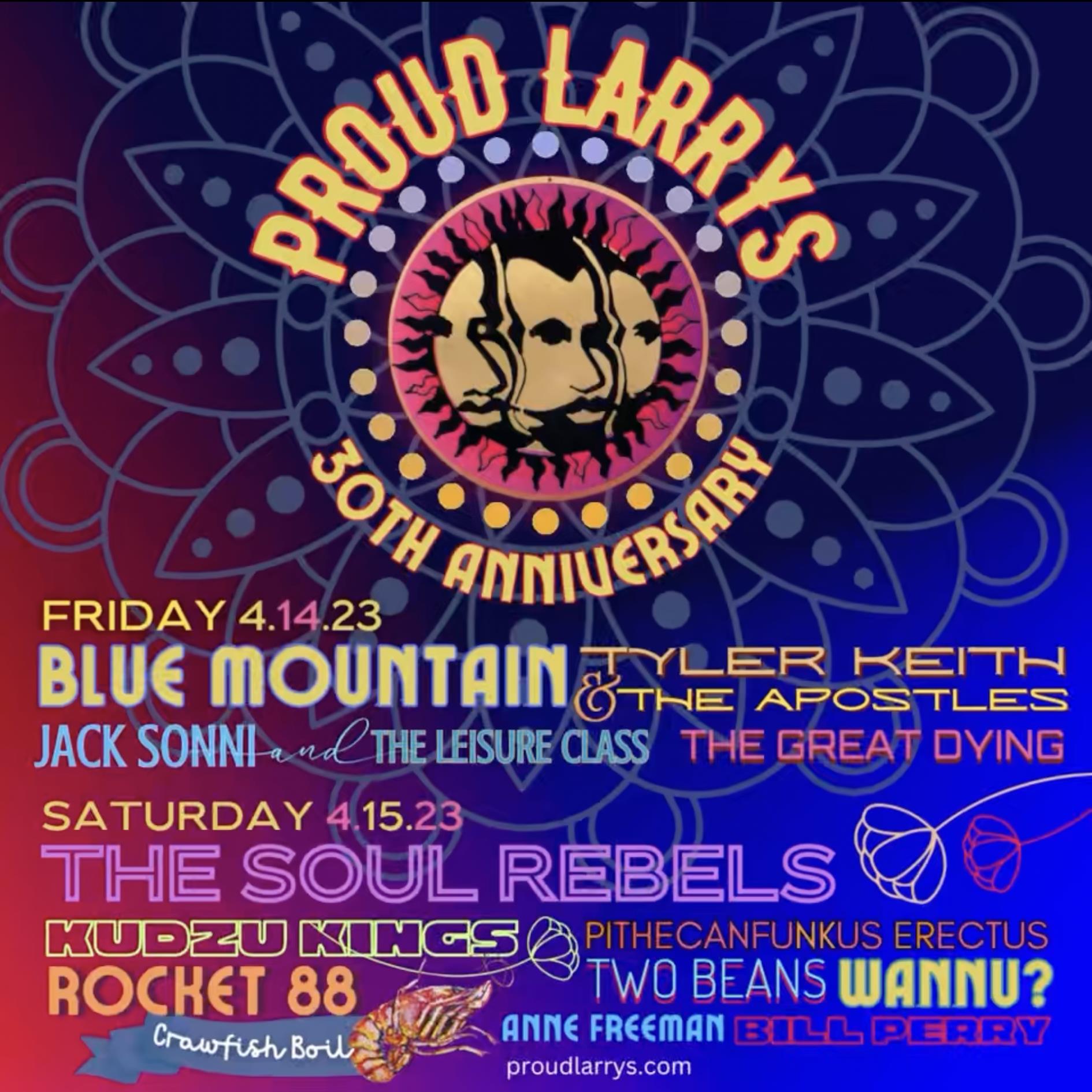 Buy Tickets to Proud Larry's 30th Anniversary TwoDay Pass in Oxford