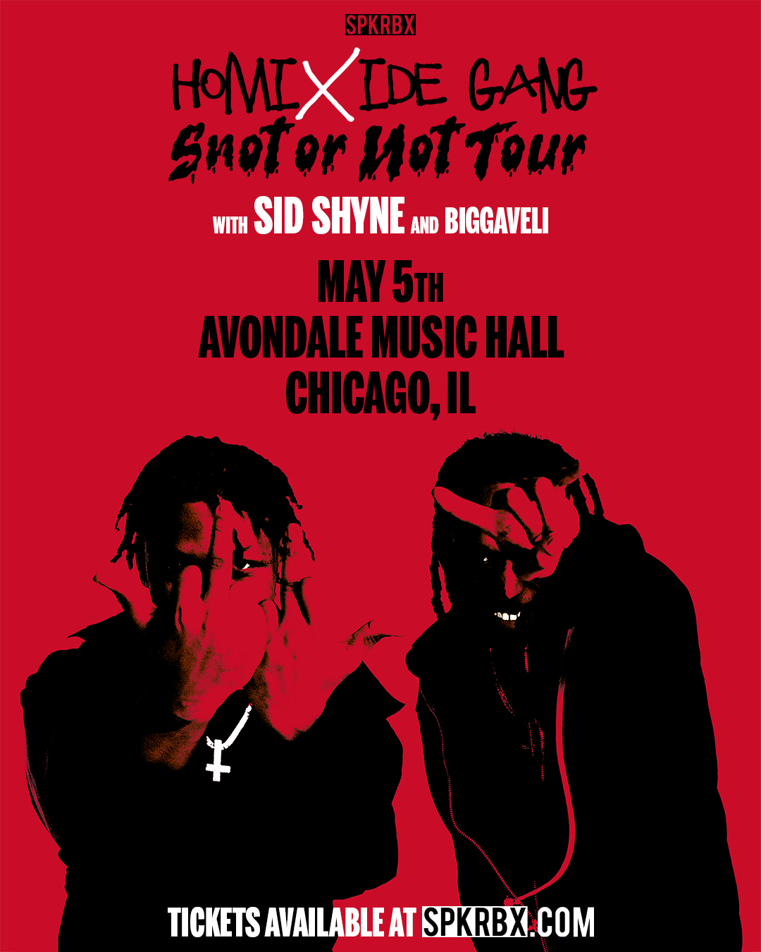 Buy tickets to Homixide Gang Snot or Not Tour in Chicago on May 5, 2023