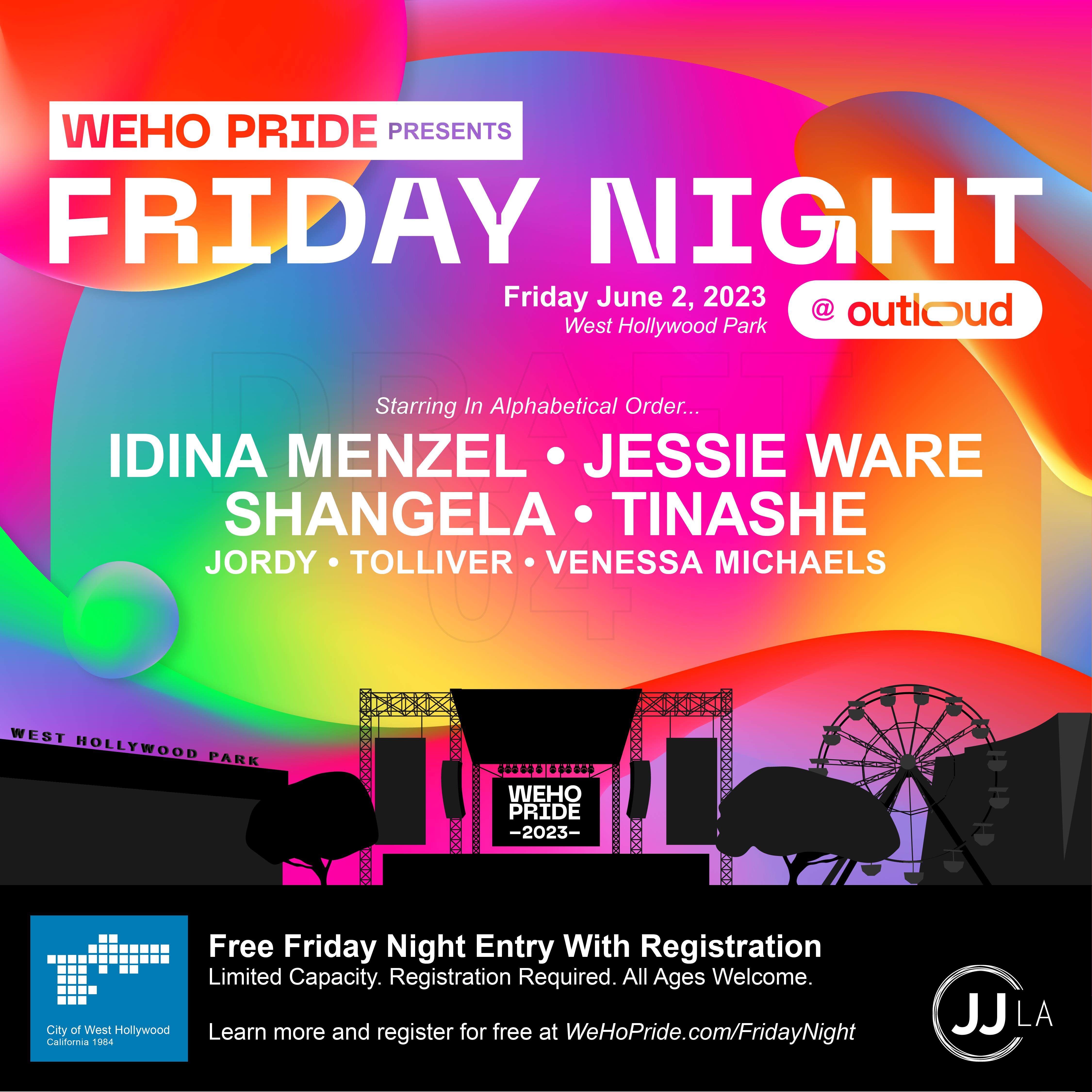 Buy Tickets to WeHo Pride Presents Friday Night OUTLOUD in West