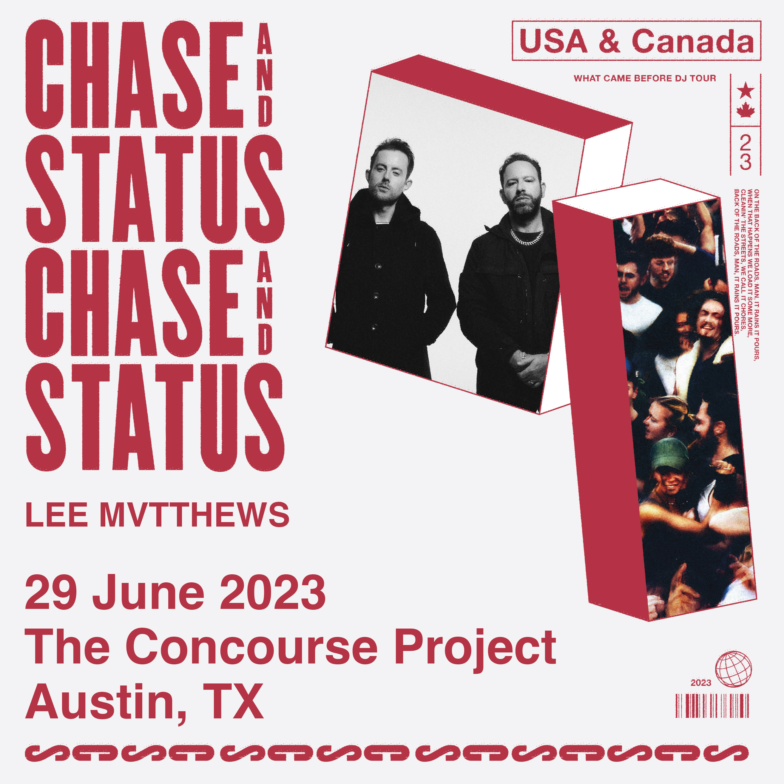Chase & Status + Lee Mvtthews at The Concourse Project