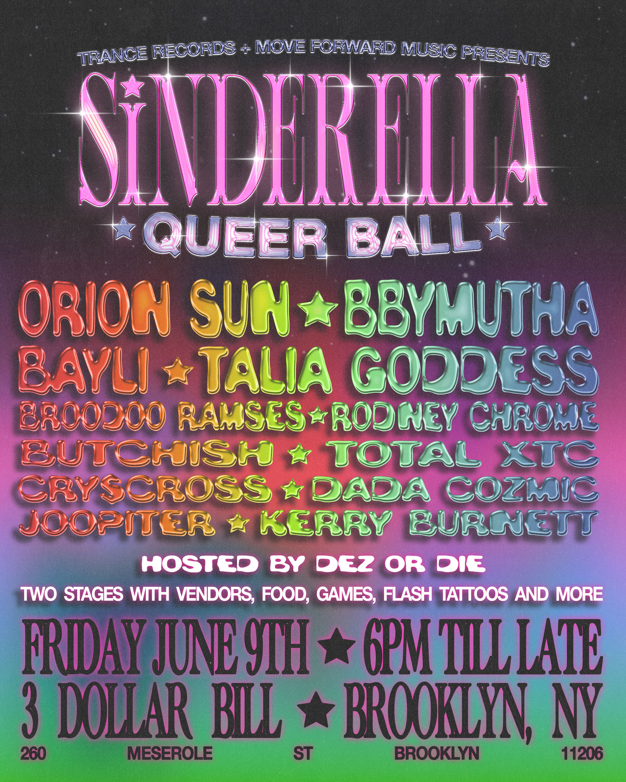 Buy Tickets To Sinderella Queer Ball In Brooklyn On Jun 09, 2023