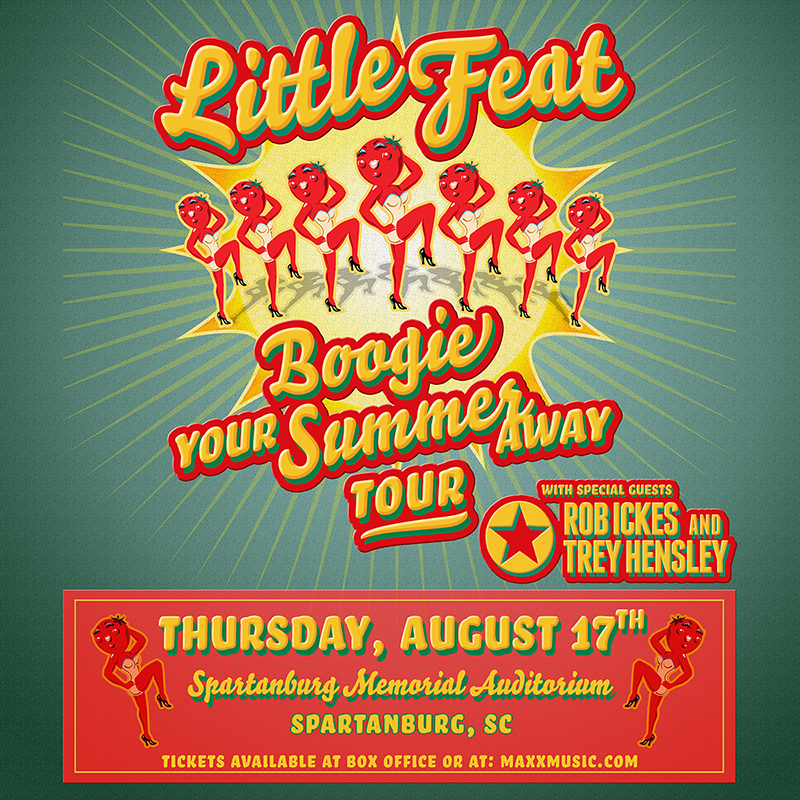 LITTLE FEAT: Boogie Your Summer Away Tour (Spartanburg)