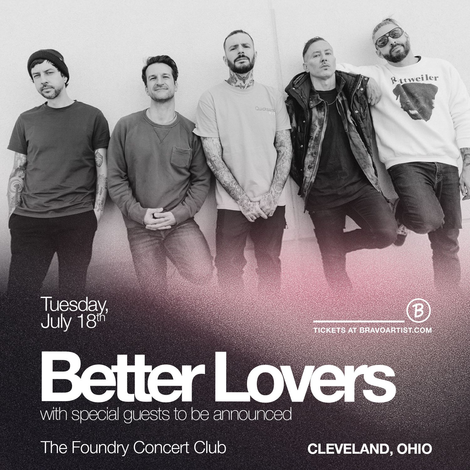 better lovers band tour