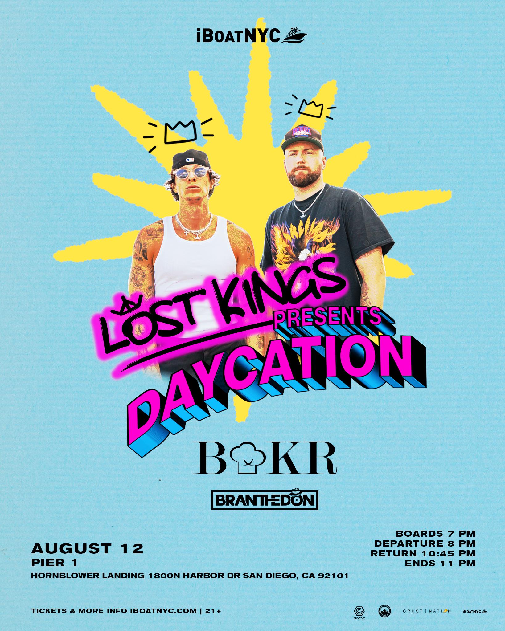 Buy Tickets to Lost Kings Daycation San Diego Boat Party in San Diego