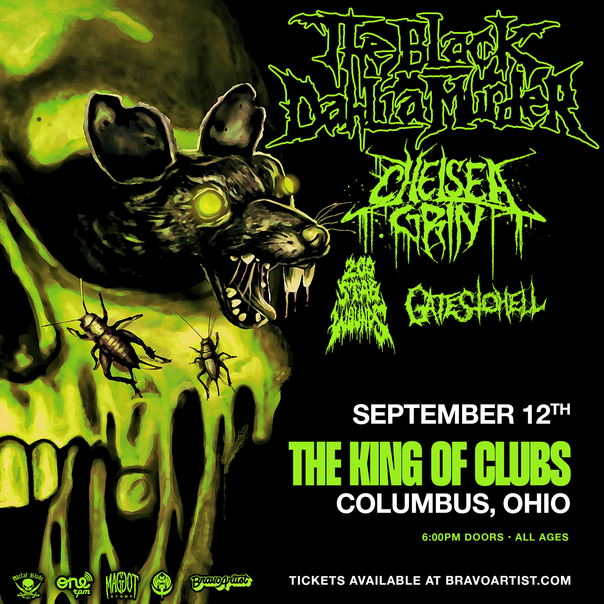 Buy Tickets to The Black Dahlia Murder at The King Of Clubs in Columbus ...