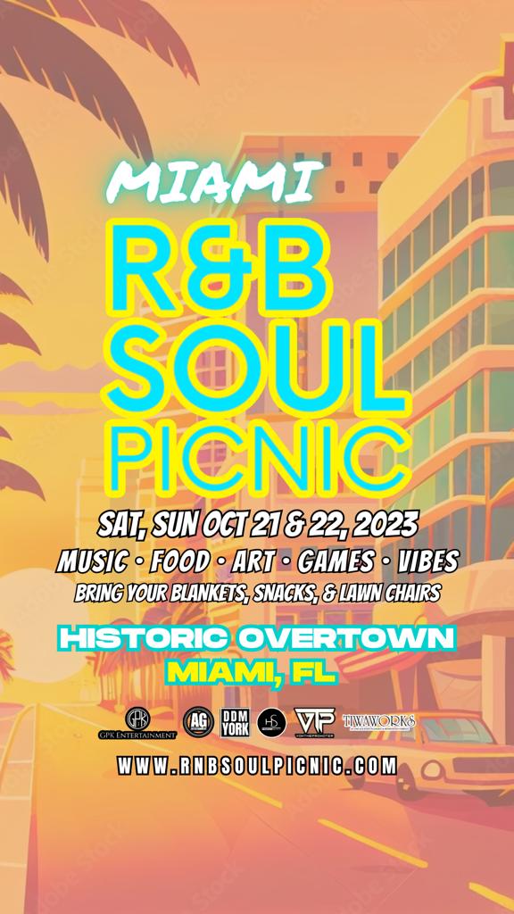 Buy Tickets To Miami R&B Soul Picnic 2023 In Miami On Oct 21, 2023 ...