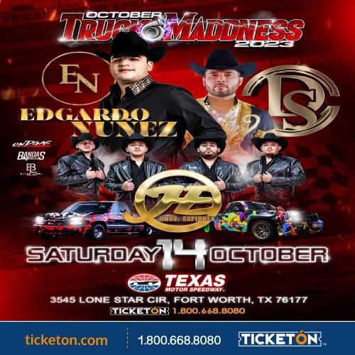 OCTOBER TRUCK MADNESS Tickets The Texas Motor Speedway on October 14