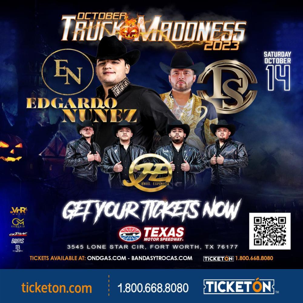 OCTOBER TRUCK MADNESS Tickets The Texas Motor Speedway on October 14
