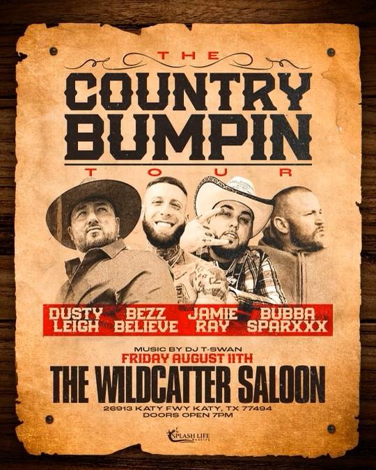 Buy Tickets to Cancelled: The Country Bumpin Tour in Katy on Aug 11