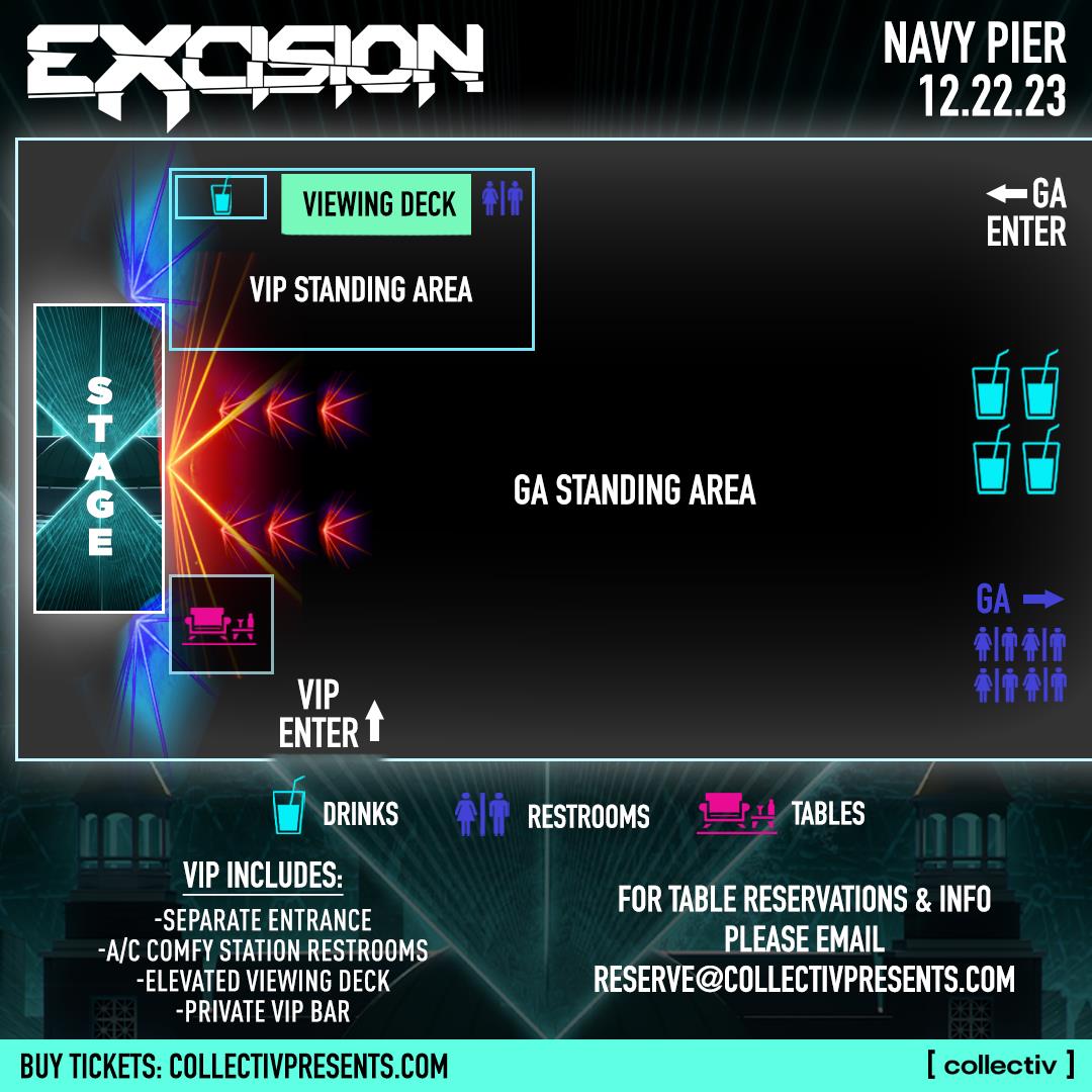 Buy Tickets to Excision at Navy Pier in Chicago on Dec 22, 2023