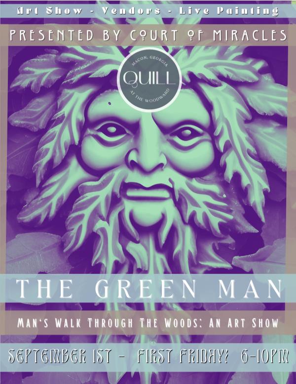 The Green Man: An Art Show hosted by Quill Cocktail Bar: 