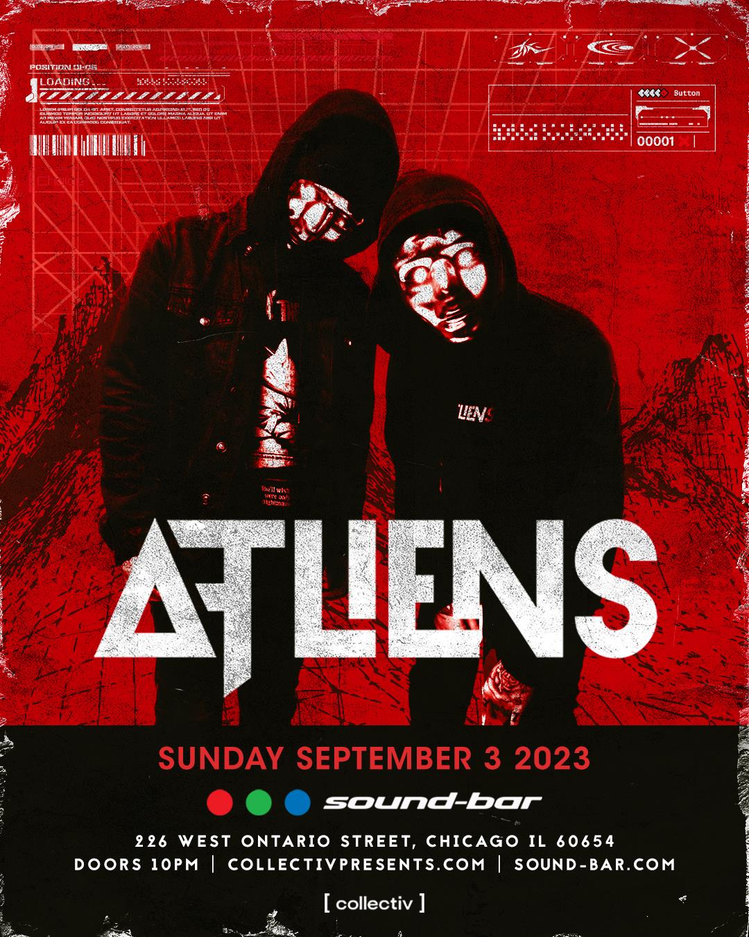 Buy Tickets to ATLiens at SoundBar in Chicago on Sep 03, 2023