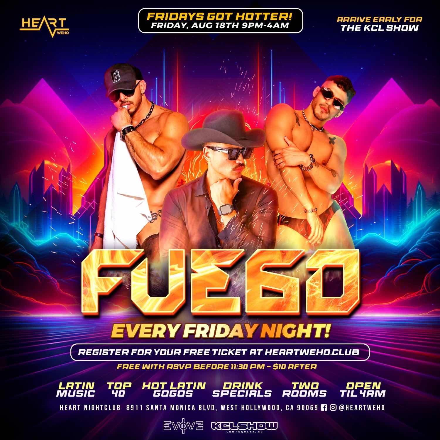 Buy Tickets to FUEGO Fridays in West Hollywood on Aug 18, 2023