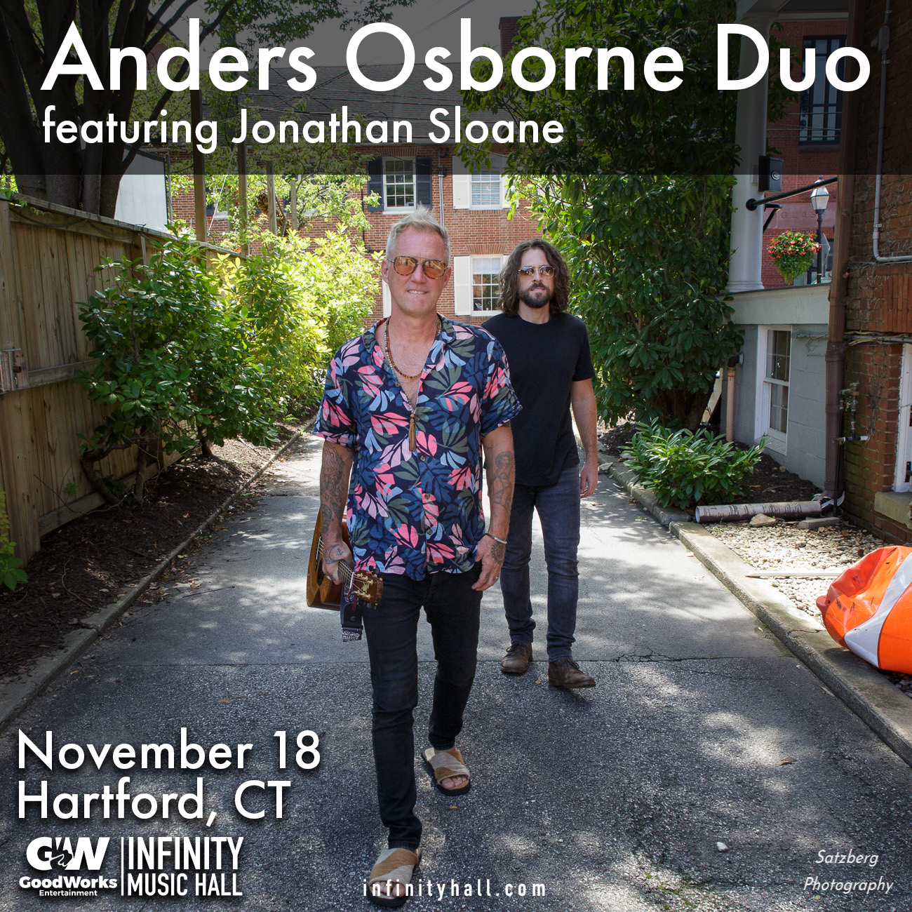 Buy Tickets to Anders Osborne Duo ft. Jonathan Sloane in Hartford on Nov 18, 2023