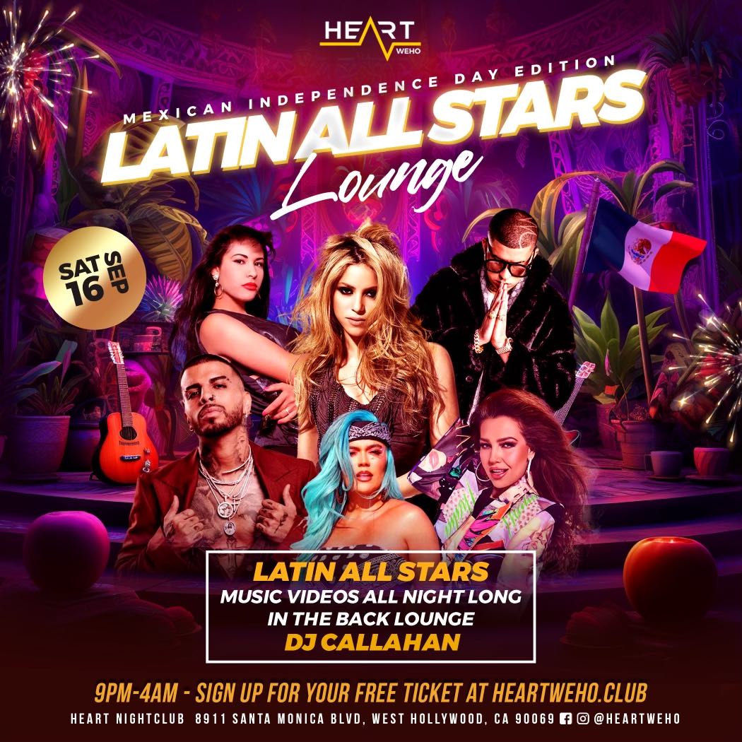 Buy Tickets to Latin All Stars Lounge in West Hollywood on Sep 16, 2023