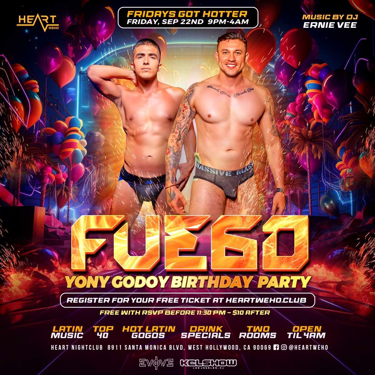 Buy Tickets to FUEGO Fridays in West Hollywood on Sep 22, 2023