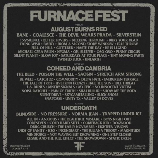 Buy Tickets to FURNACE FEST 2024 in Birmingham on Oct 04, 2024 Oct 06