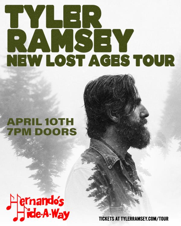 Tyler Ramsey (Album Release Tour) at Hernando's Hide-A-Way: 