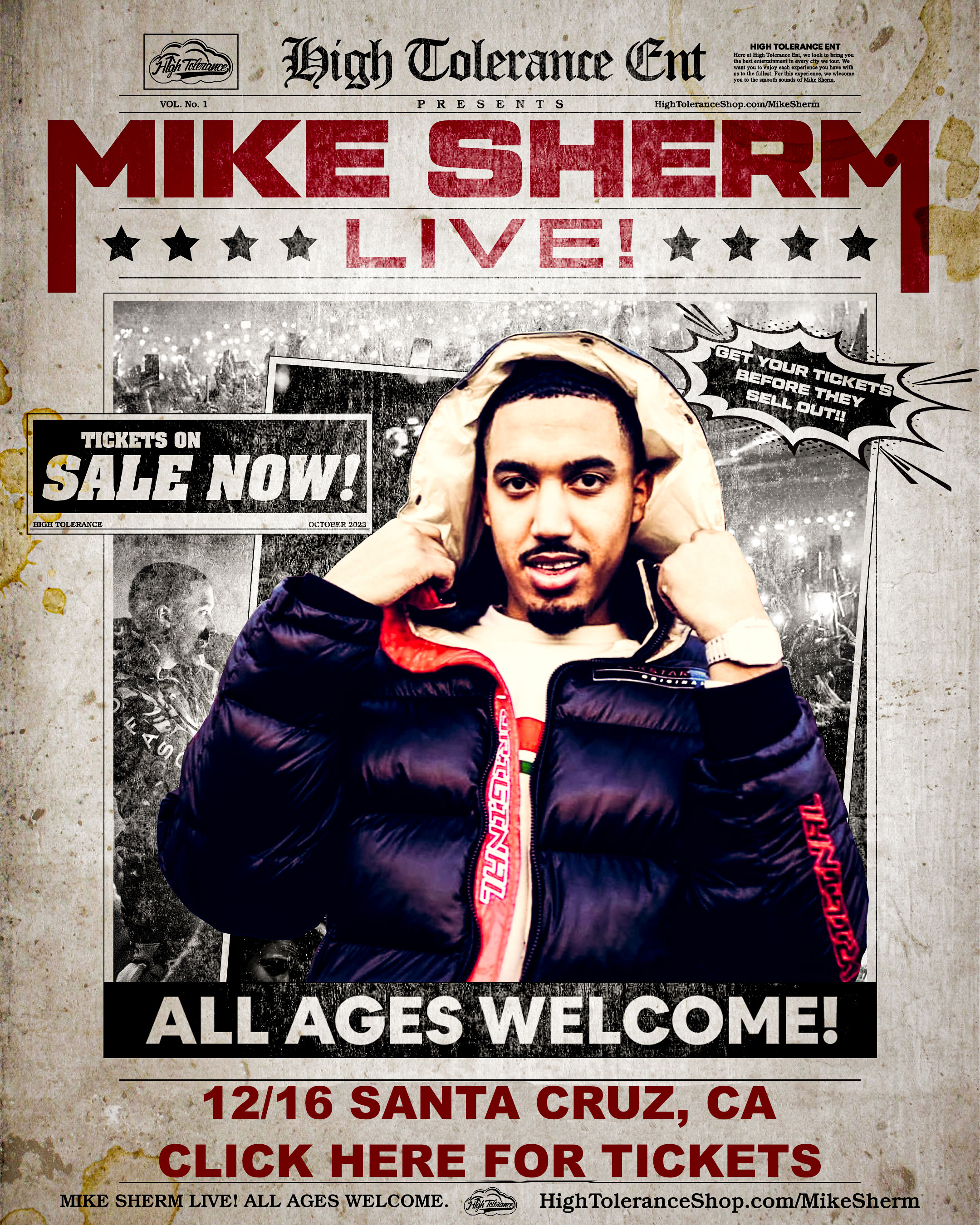 Buy Tickets to Mike Sherm Live in Santa Cruz in Santa Cruz on Dec