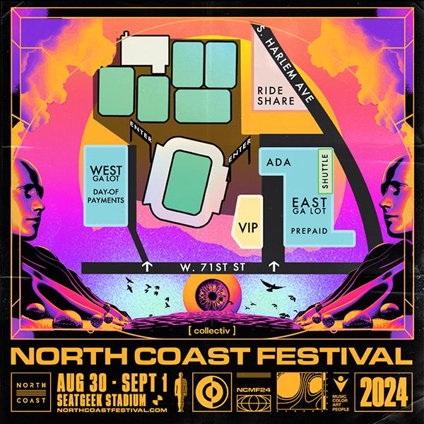 North Coast Music Festival 2024 - PARKING: 