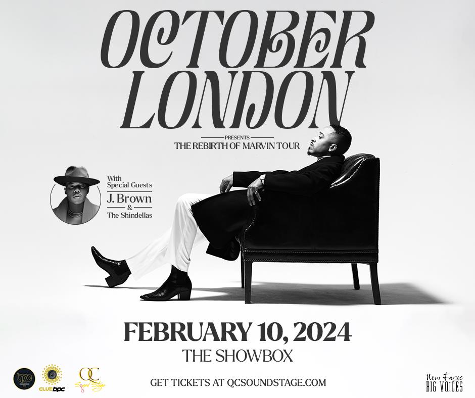 Buy Tickets to October London Presents “The Rebirth of Marvin” Tour in