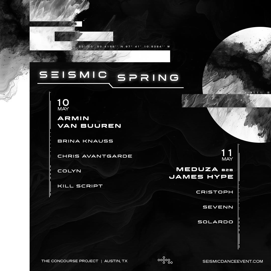 Buy Tickets to Seismic Spring 2024 [Lite Edition] in Austin on May 10