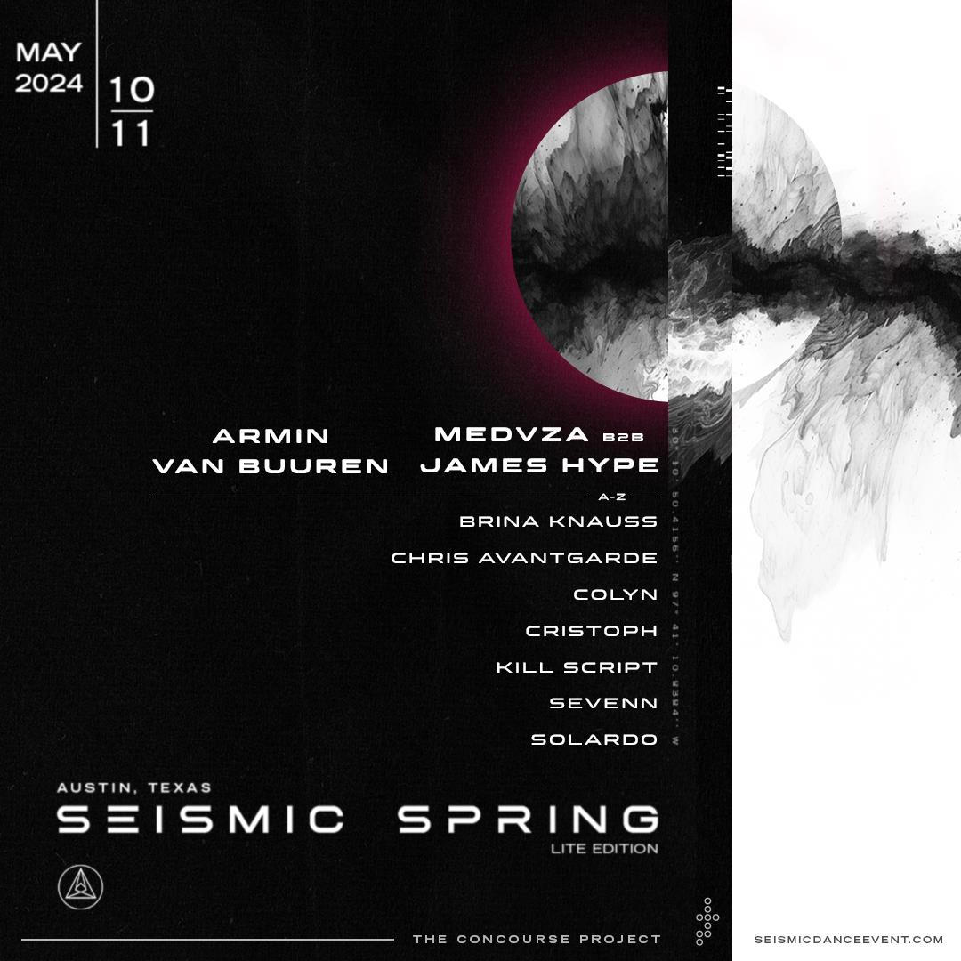 Buy Tickets to Seismic Spring 2025 [Lite Edition] in Austin on May 10