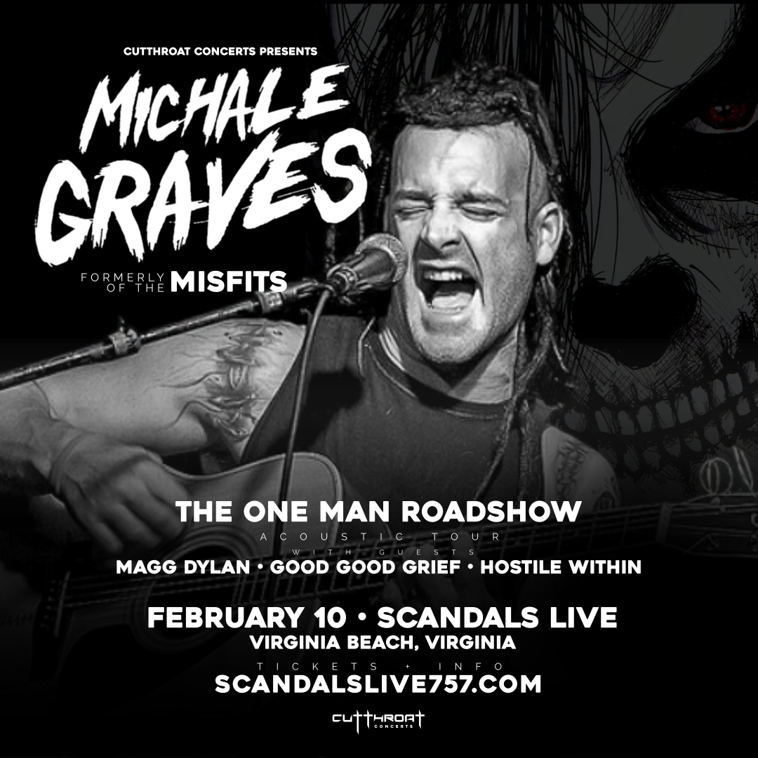 Buy Tickets to Michale Graves • ExMisfits in Virginia Beach on Feb 10
