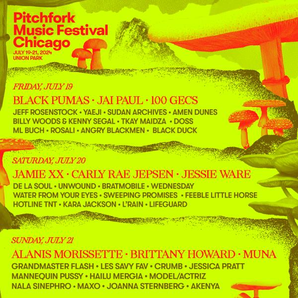 Pitchfork Music Festival 2024: 