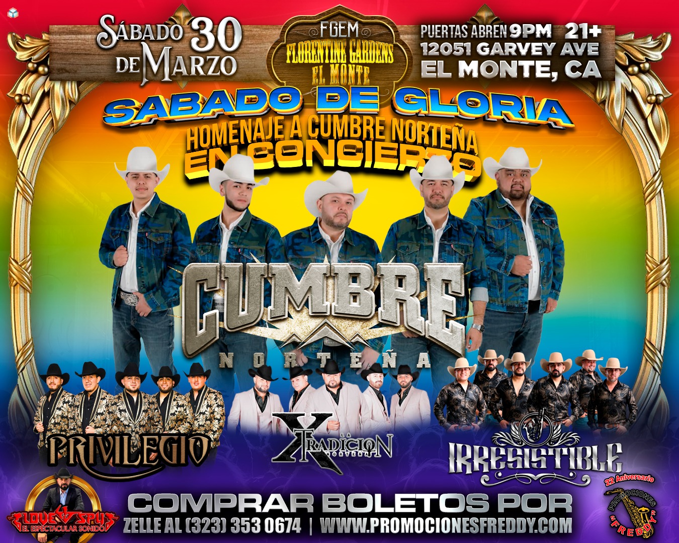 Buy Tickets to Cumbre Nortena in El Monte on Mar 30, 2024