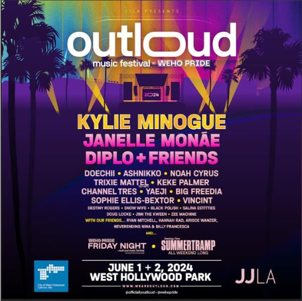 OUTLOUD Music Festival at WeHo Pride 2024: 