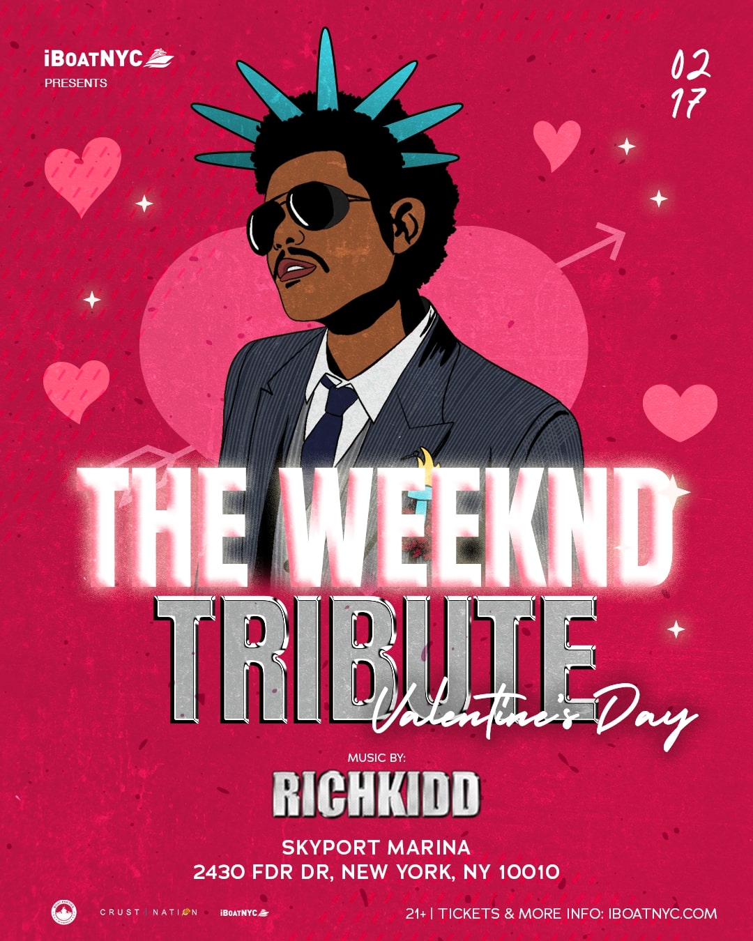 Buy Tickets to The WEEKND Tribute Party - Valentine's Day Special ...
