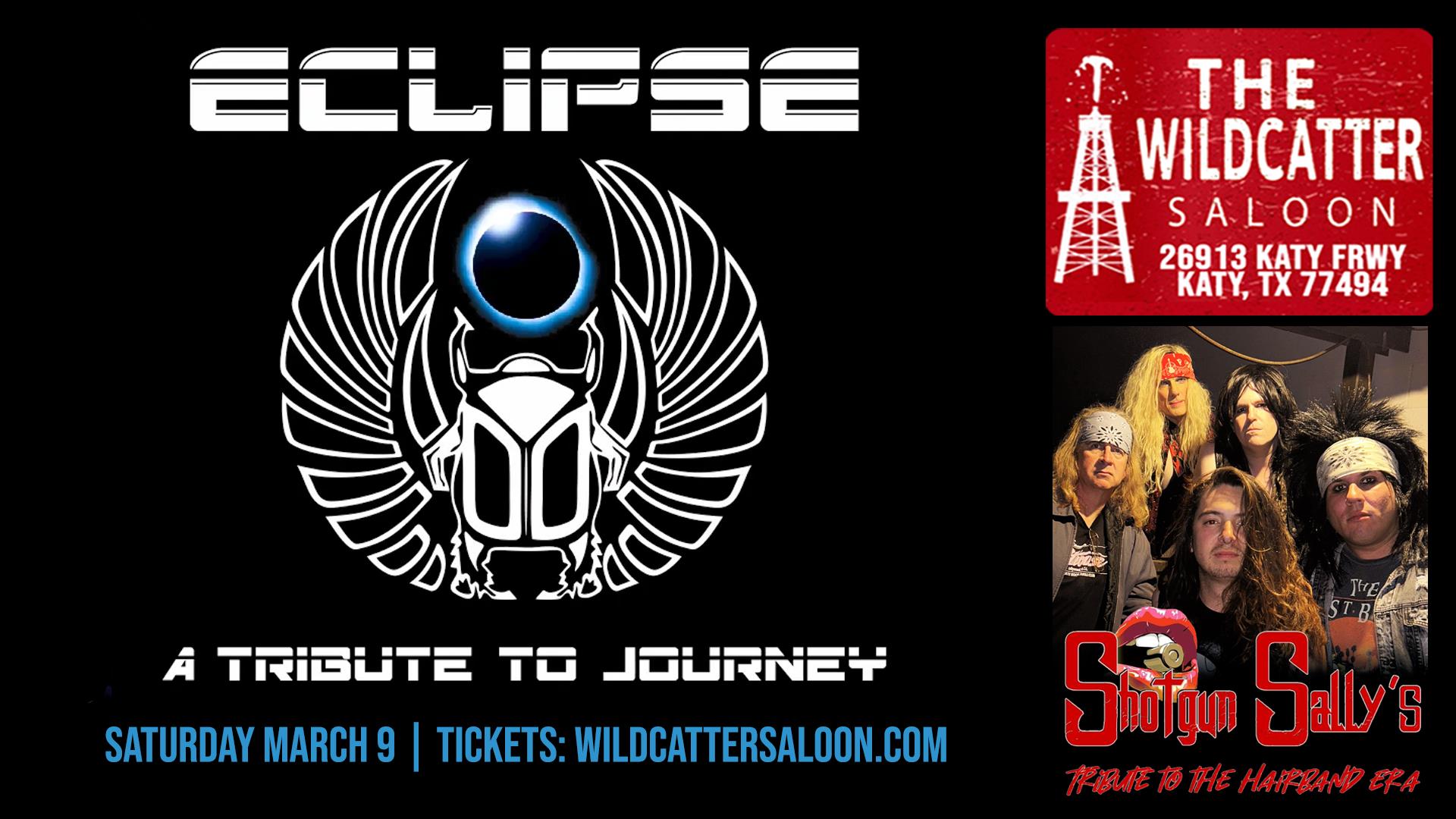 Buy Tickets to ECLIPSE - A Tribute to Journey w/ Shotgun Sally in Katy on  Mar 09, 2024