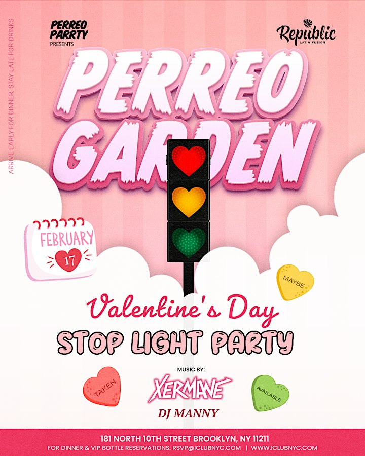 Buy Tickets to Perreo GardenValentines Day Stop Light Party Latin in