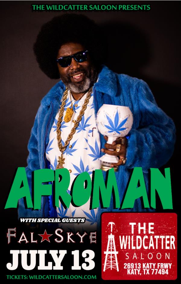 AFROMAN AT THE WILDCATTER SALOON: 