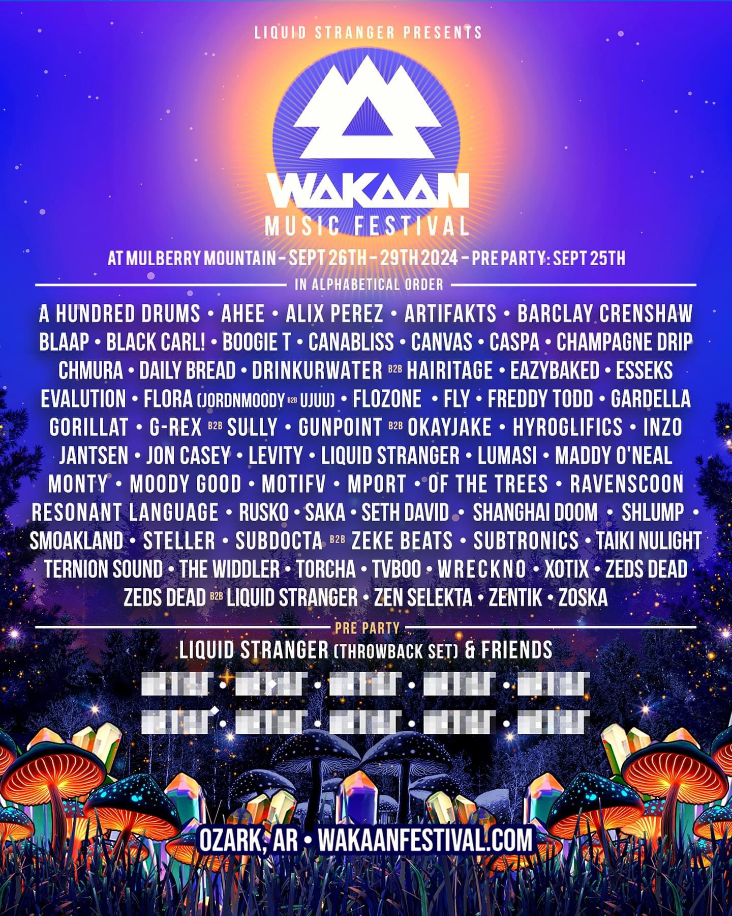 Buy Tickets to Wakaan Music Festival 2024 in Ozark on Sep 25, 2024