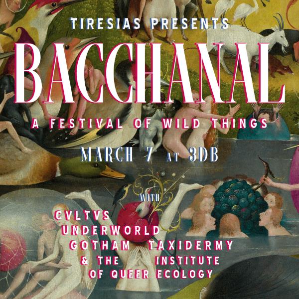 Tiresias Presents BACCHANAL: A Festival of Wild Things: 