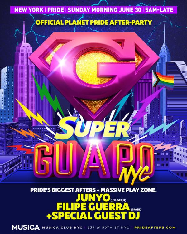 GUAPO NYC | PRIDE AFTERS | OFFICIAL PLANET PRIDE AFTER-PARTY: 