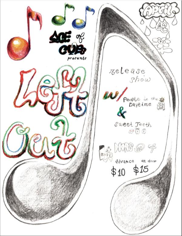 Left Out: “Undertones” Release Show at Ace of Cups: 