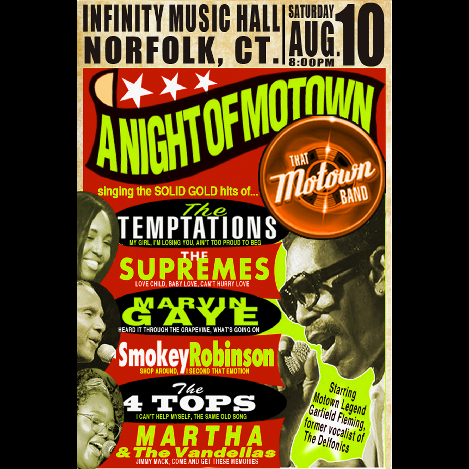 Buy Tickets to Motown Memories ft That Motown Band & Garfield Fleming