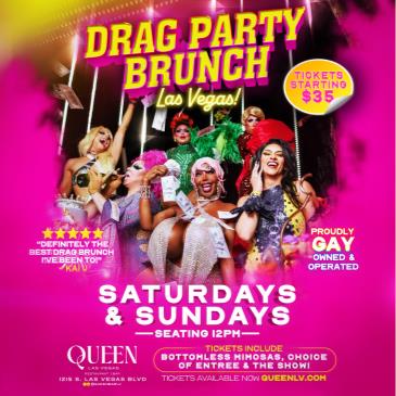 Bottomless Drag Party Brunch @ Queen Bar Las Vegas-img