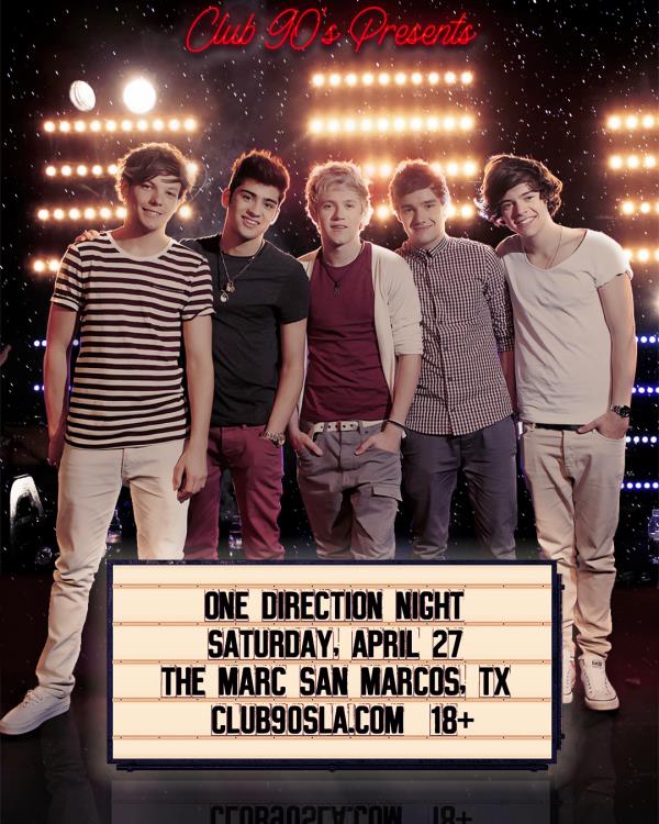 4.27 | One Direction Night presented by Club 90's @ The Marc: 