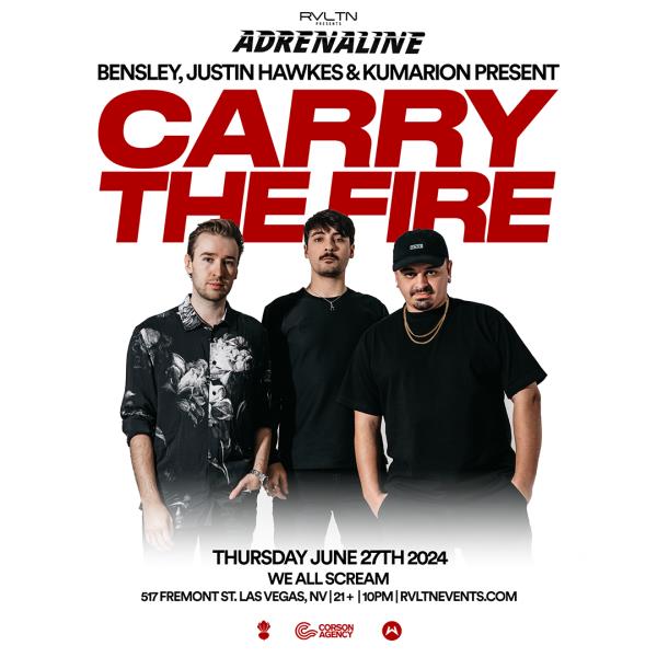 RVLTN Presents: ADRENALINE w/ CARRY THE FIRE + More! (21+): 