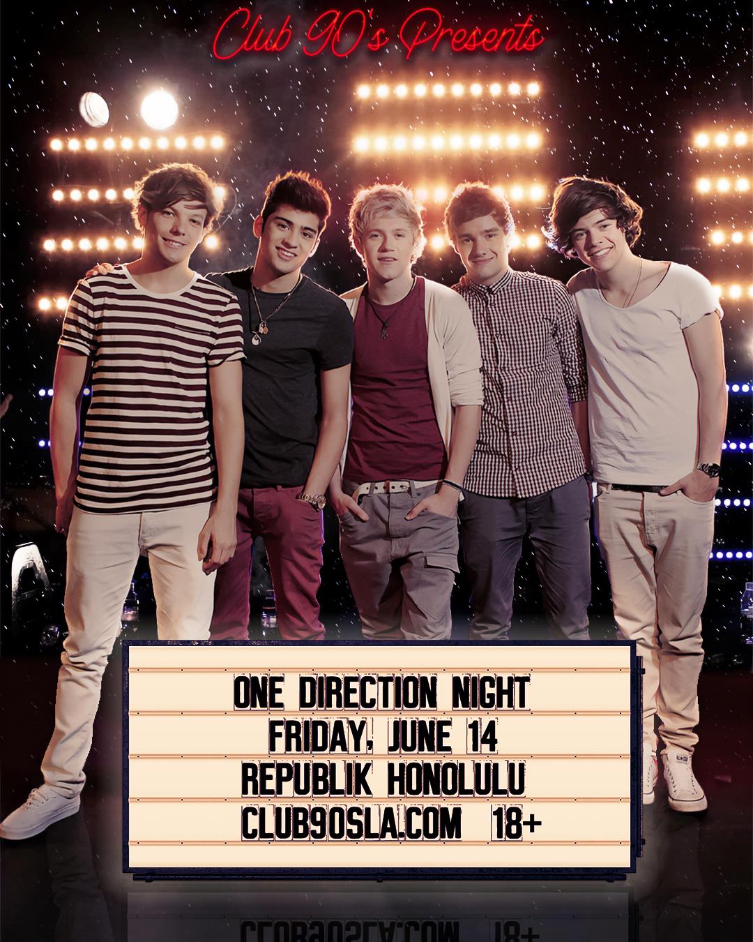Club 90's Presents: One Direction Night