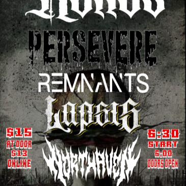 Persevere with Koilos, Remnants, Lapsis, Northaven-img