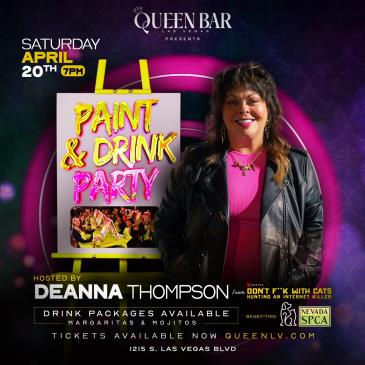 Drink & Paint Don't F**K w/Cats Deanna Thompson hosts-img