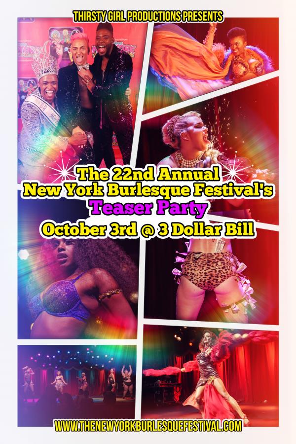 The 22nd Annual New York Burlesque Festival Teaser Party: 