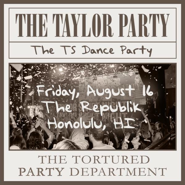 "The Taylor Party: The TS Dance Party": 