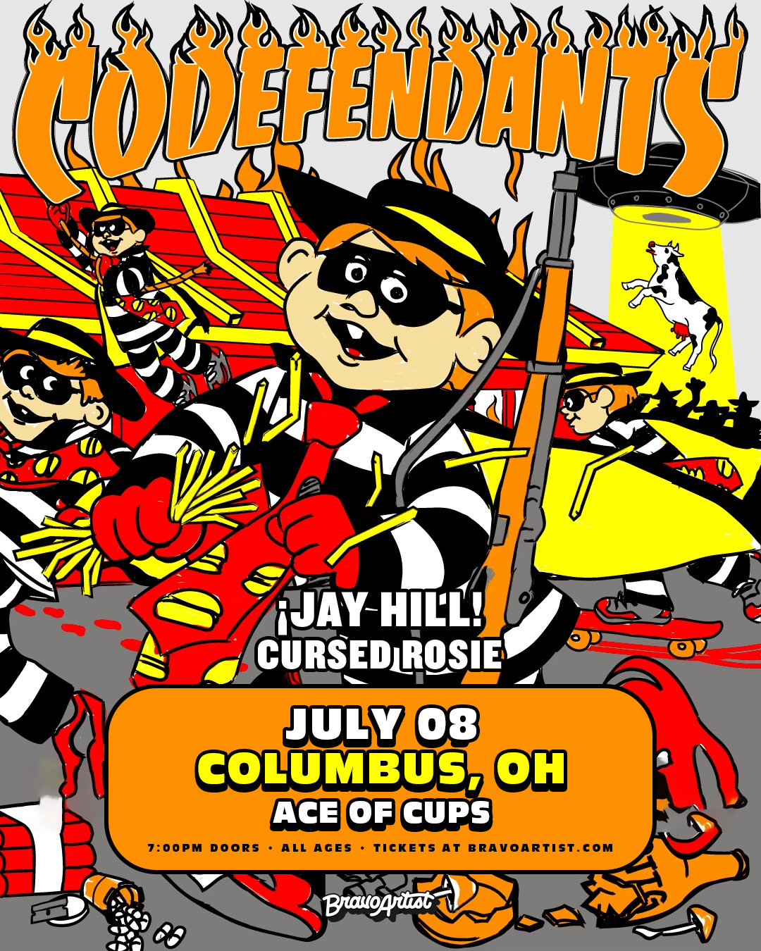 Buy Tickets to Codefendants at Ace of Cups in Columbus on Jul 08, 2024